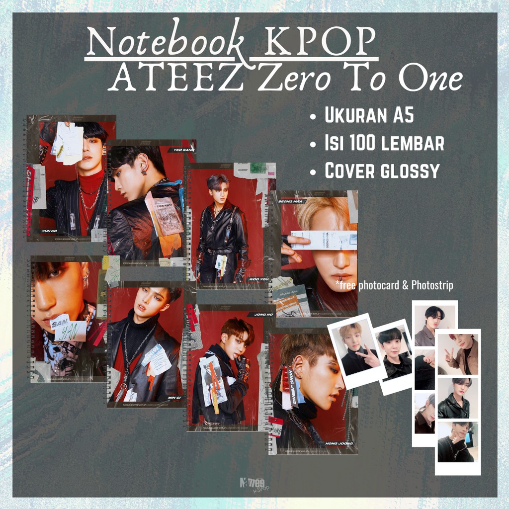 

ATEEZ Notebook Zero To One member ver.
