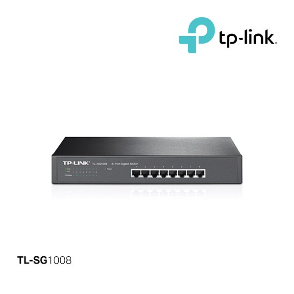 Tp-link TL-SG1008 8-Port Gigabit Desktop/Rackmount Switch Poe+