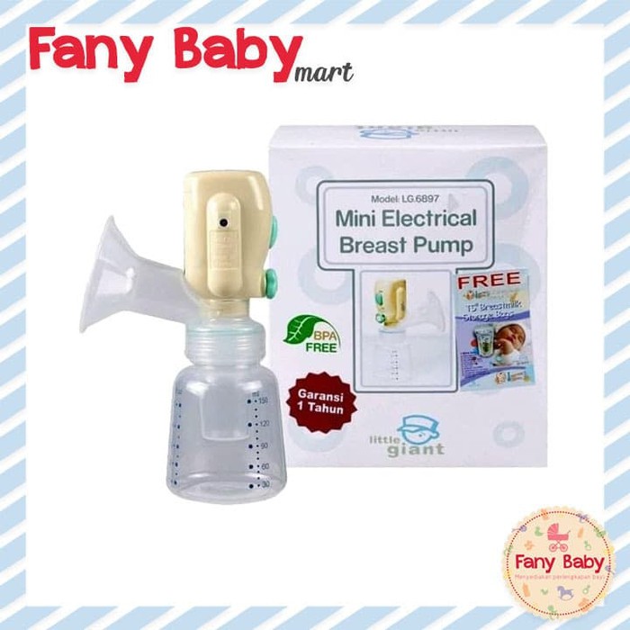 TERMURAH LITTLE GIANT MINI ELECTRICAL BREAST PUMP LG.6897 FREE RAK BOTOL