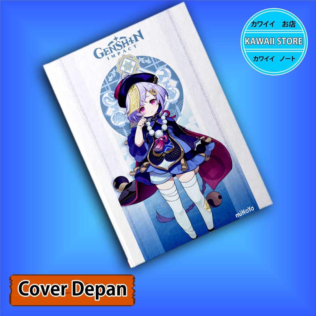

Notebook / Pocket book Hard Cover Anime Game Genshin Impact QIQI uk A5 & A6 / Notes Book