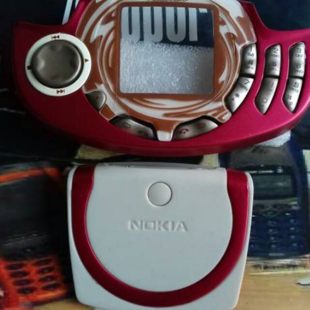 Casing Nokia 3300 Merah Logo NOKIA