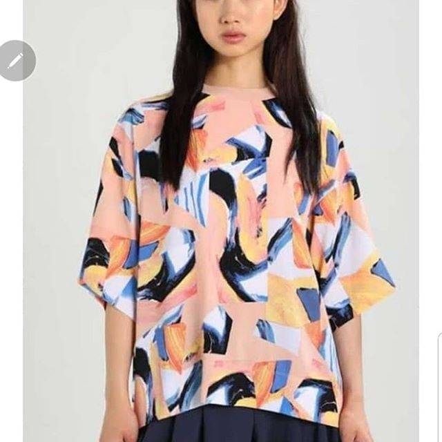 Weekday Abstract Print Blouse