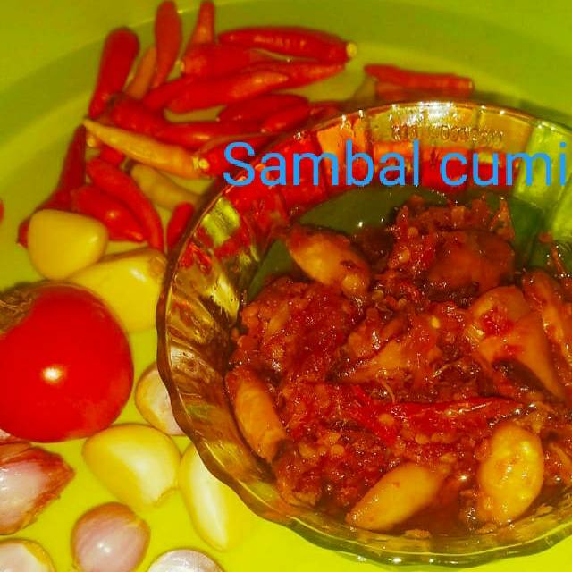 

Sambal cumi merah