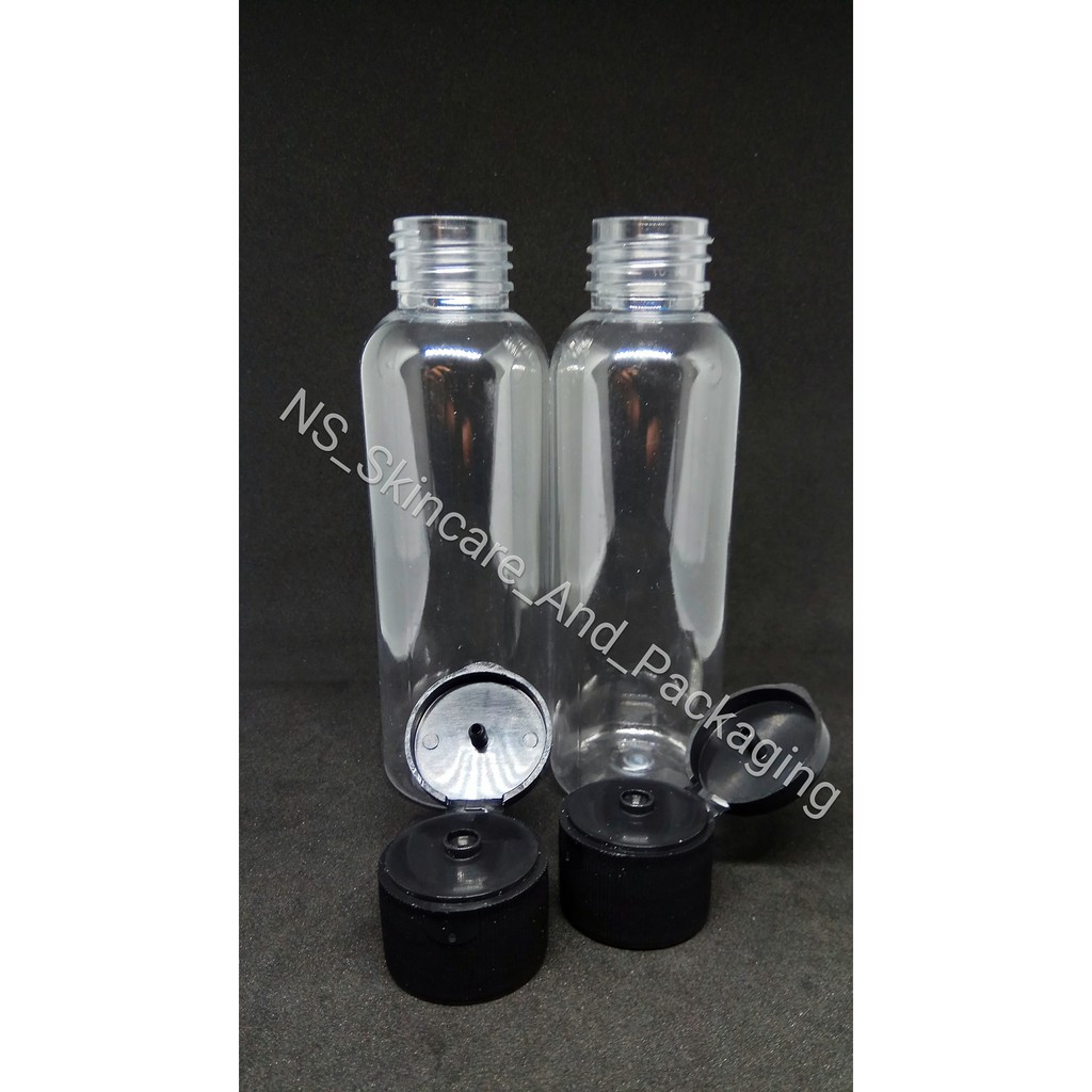 Botol Fliptop 100ml Tutup Fliptop Hitam