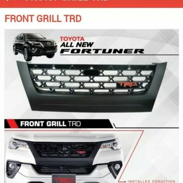 Grill depan fortuner tRD