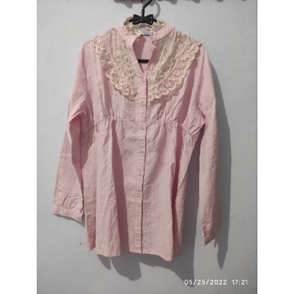 Baju Ibu Hamil Dan Menyusui Preloved Atasan Wanita Lengan Panjang