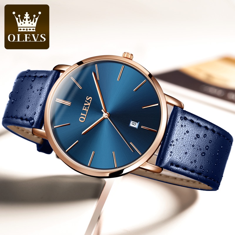 Olevs  Watch  Hot Menjual Jepang  Amazon Tahan Air Jam Tangan Kuarsa Bisnis Pria Pria