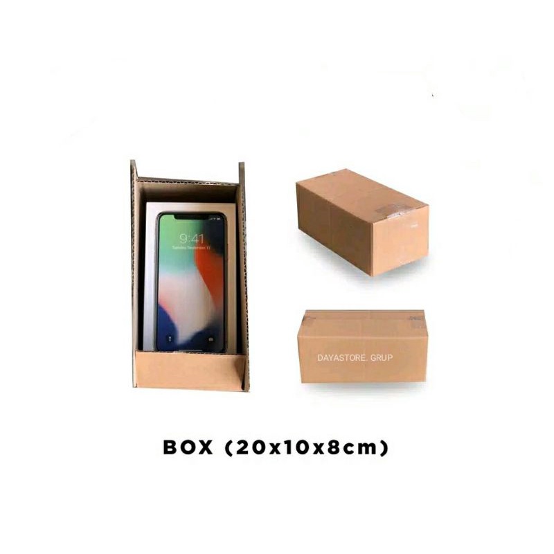 

TERMURAH Kardus Polos Uk20x10x8 bahan craft tebal