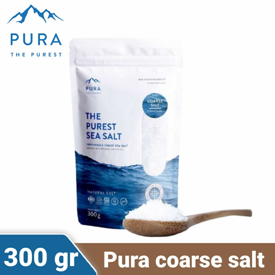 

PURA Coarse Sea Salt - Garam laut kasar - 300 gram