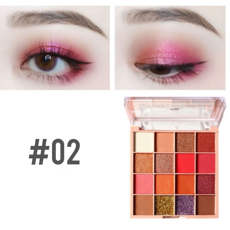 Medan Termurah Lameila eyeshadow 16 colors