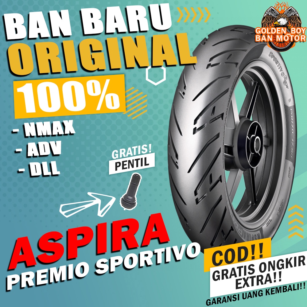 ban motor matic tubles aspira premio sportivo ring 13 tubles sepasang paket ban motor matic depan be