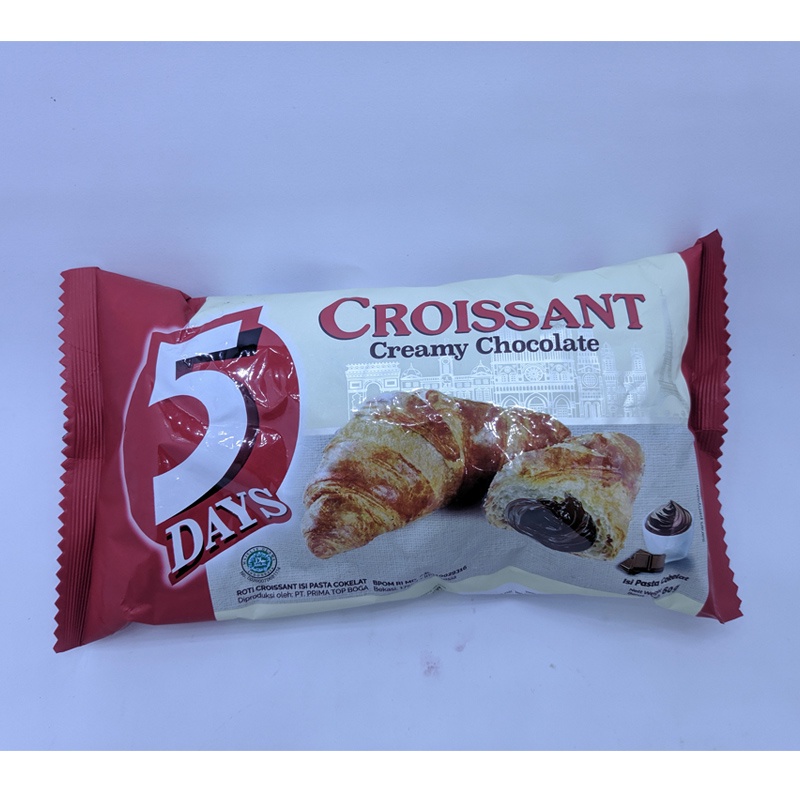 

5Days Croissant Creamy Chocolate 60Gr