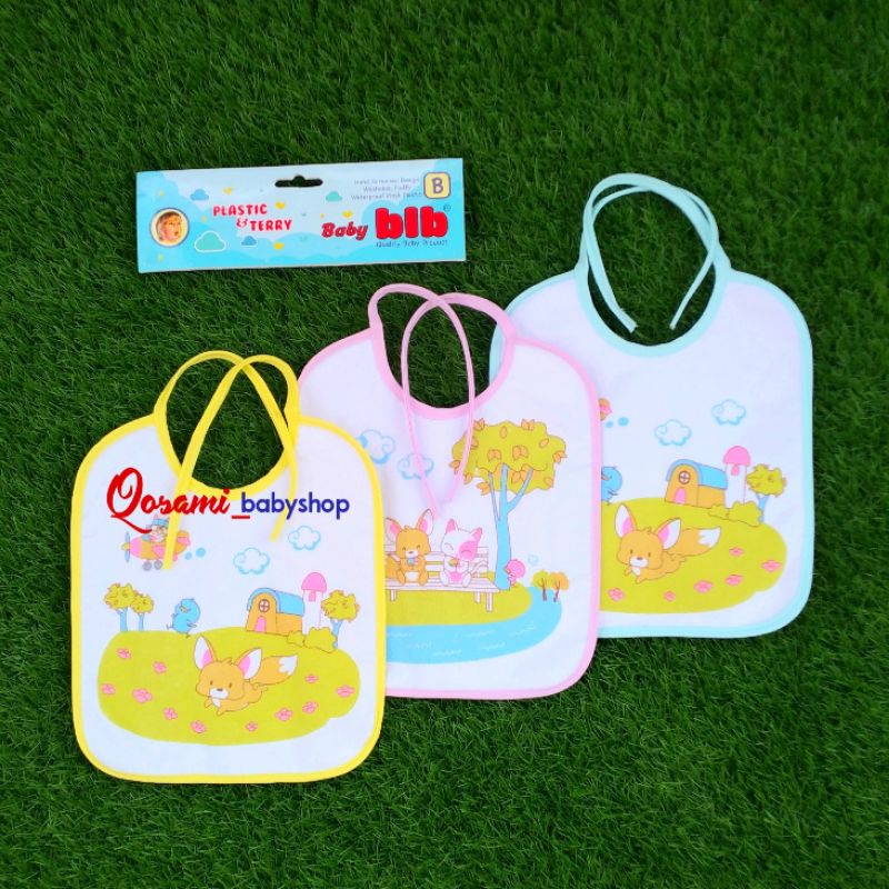 BABY BIB Kecil isi 3 pcs Slaber/Celemek Bayi Murah Medium SNI