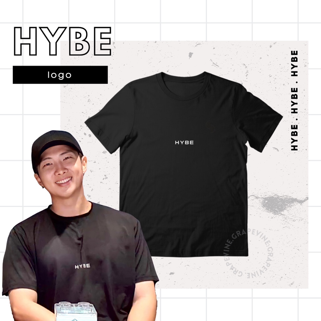 Baju Kaos T-Shirt | Hybe Logo (RM/Namjoon BTS)