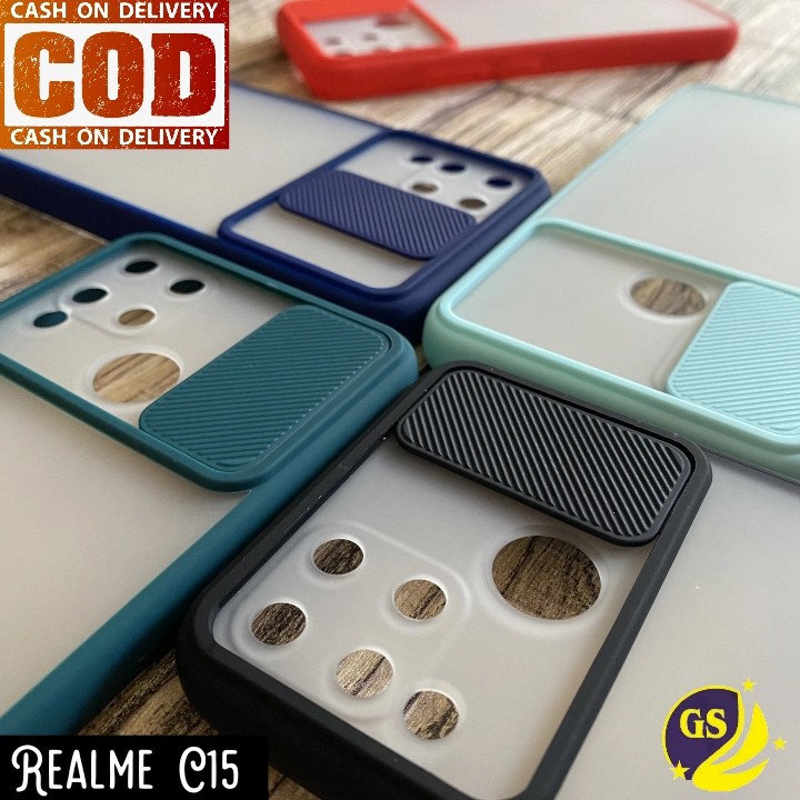 Realme C35 8i 8 Pro 8 5G C21Y C25 C21 C20 C17 C15 C12 C11 C3 C2 A3S A1K Slide Case Protection Camera Candy