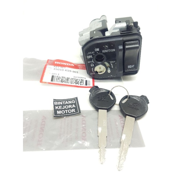 KUNCI KONTAK SET HONDA VARIO ESP150 LED THN 2015-2018 VARIO 125 LED SCOOPY VELG 12 VARIO 110 FI K59