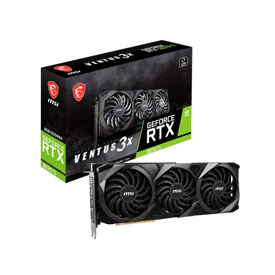 Vga MSI RTX 3070 Ti Ventus 3X OC 8G - Geforce RTX 3070 Ti Ventus 3X OC