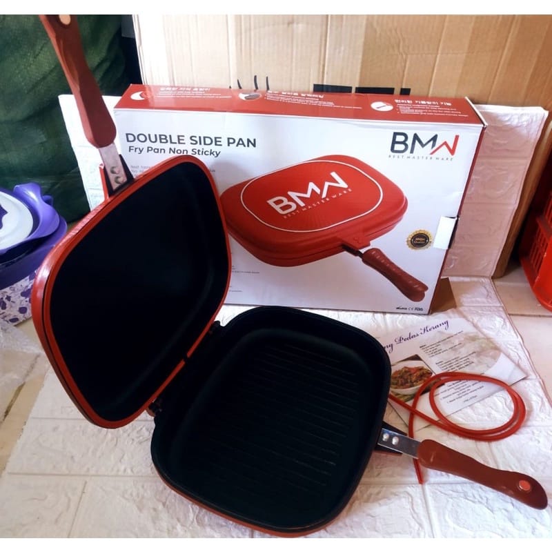 Happy Call Double Side Pan BMW Panggangan Grill