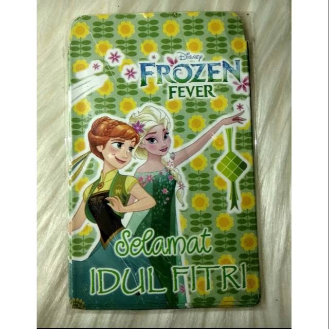 

Amplop lebaran 2024 motif frozen hijau