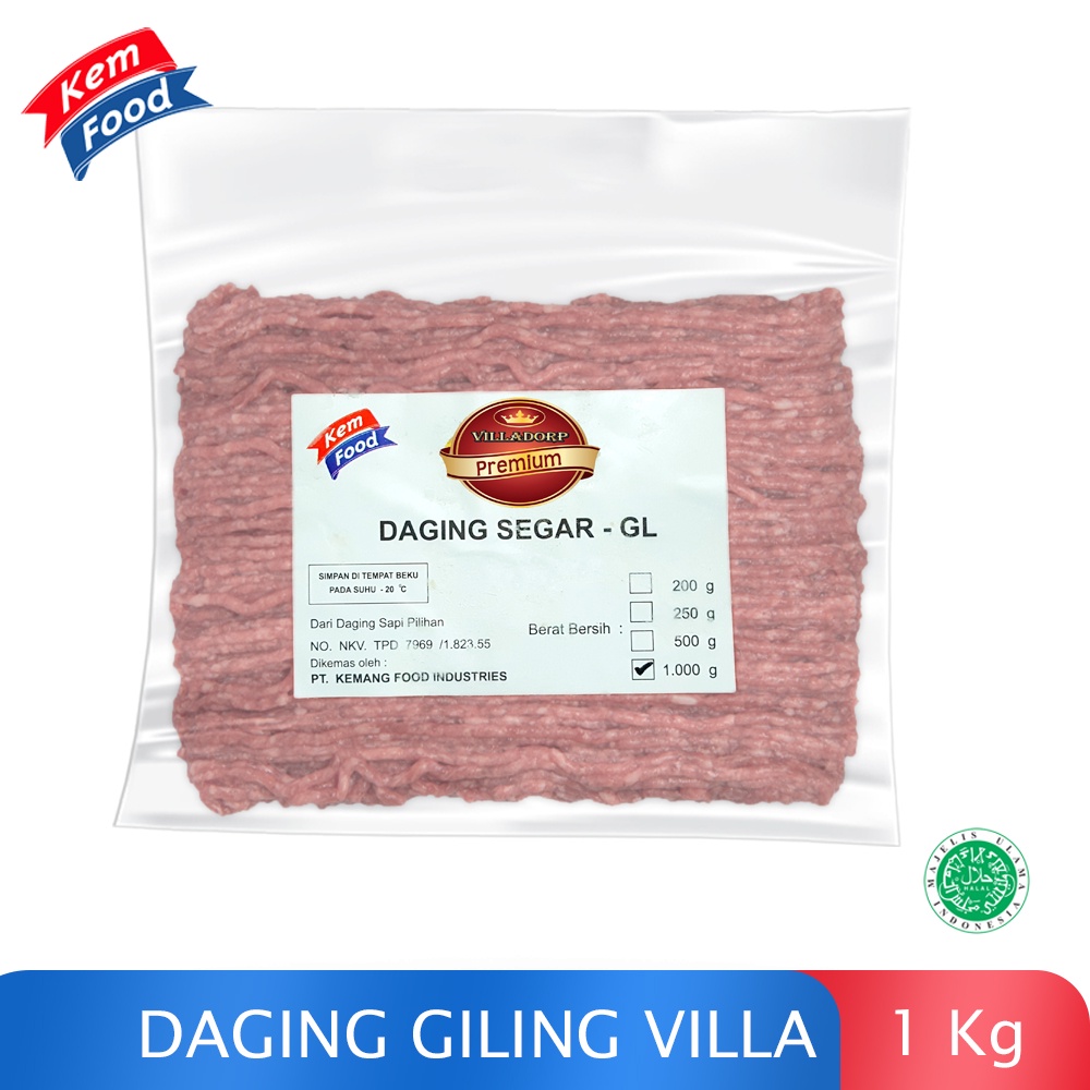 Jual Daging Giling Sapi Villadorp 1kg Shopee Indonesia