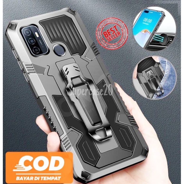 Xiaomi Redmi 4a Hard Case Belt Clip Cristal Robot Standing