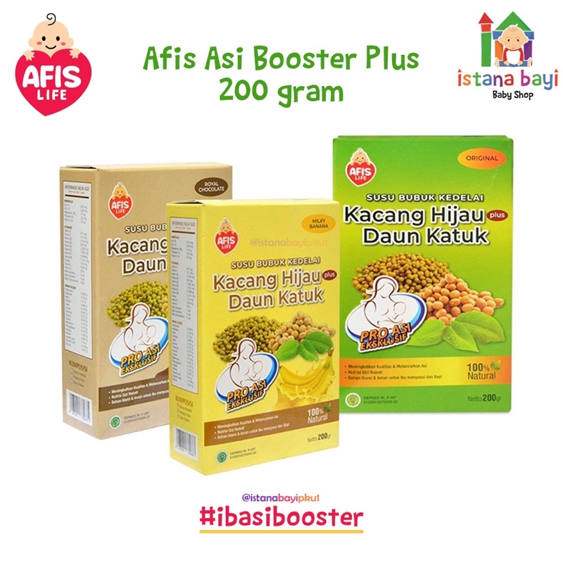 Afis Life Susu Kacang Hijau Asi Booster - Pelancar ASI