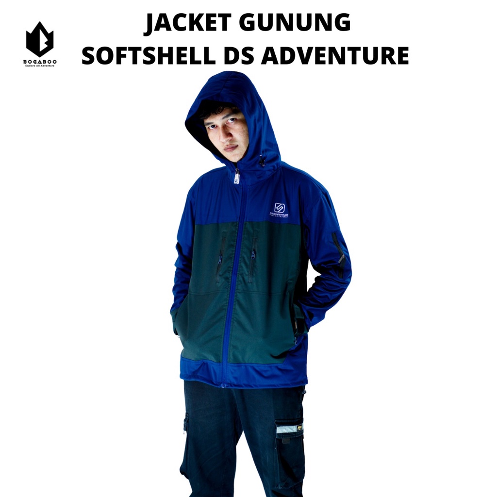 Bisa (COD) jaket sofshell merk DS ADVENTURE Jaket Gunung Jaket Running - JAKET SOPSEL - JAKET SOFSELL -Jaket Outdoor Jaket Lari Jaket Sepeda Jaket Softshell Jaket Softsell