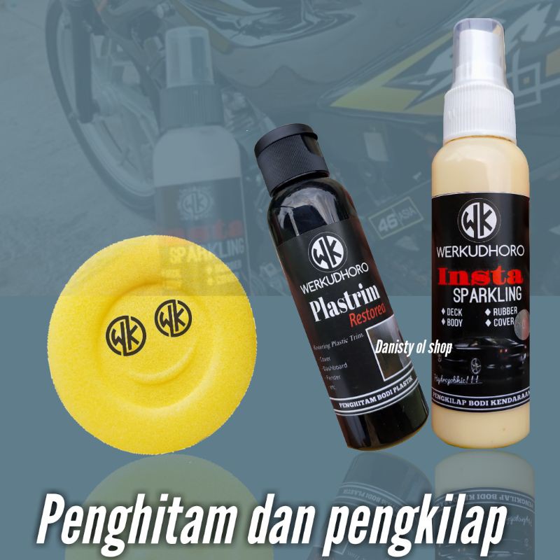 paket 3 produk penghitam body kusam pengkilap body  penghilang jamur