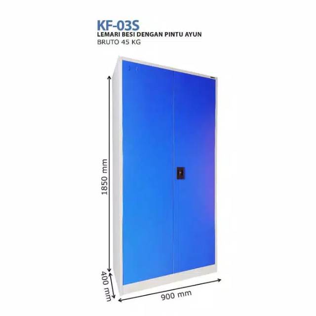 LEMARI PAKAIAN BESI 2 PINTU LEMARI BESI WARDROBE LEMARI ANAK LEMARI BAJU LEMARI BESI MURAH LEMARI PA