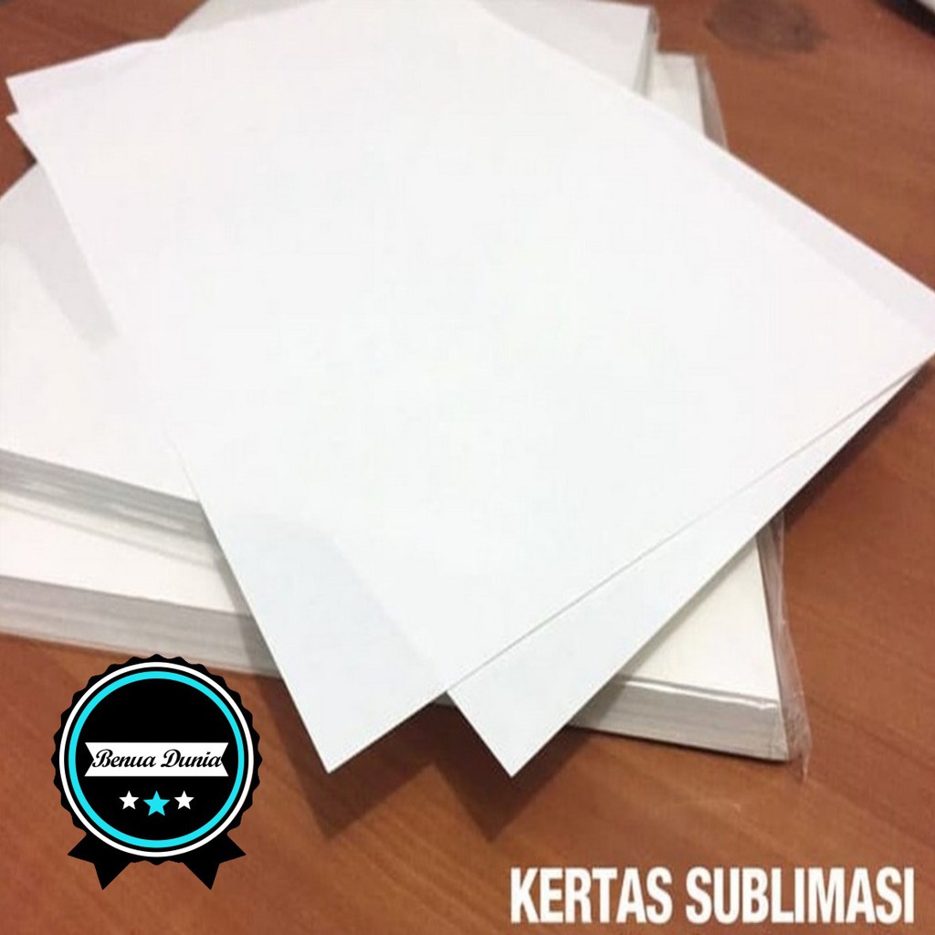 

Kertas Transfer Sublim A4 Isi 100 Untuk Cetak Hardcase Mug Piring dll BD849