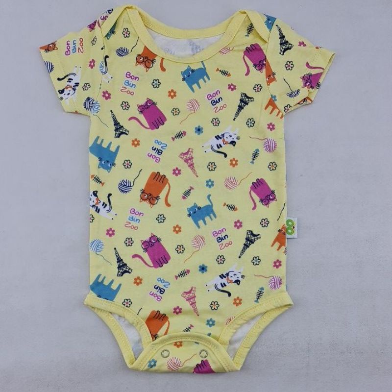 Baju Bayi Murah sleepsuit murah romper baby - DEFECT SALE-Bodysuit Cat