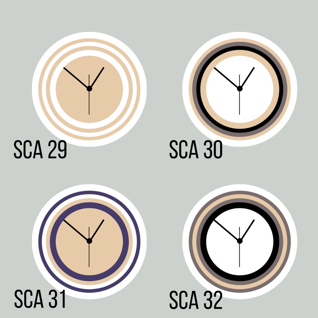 Jam Dinding Kayu / Jam Dinding kayu scandinavian / Jam Dinding Custom / Jam Dinding Aesthetic