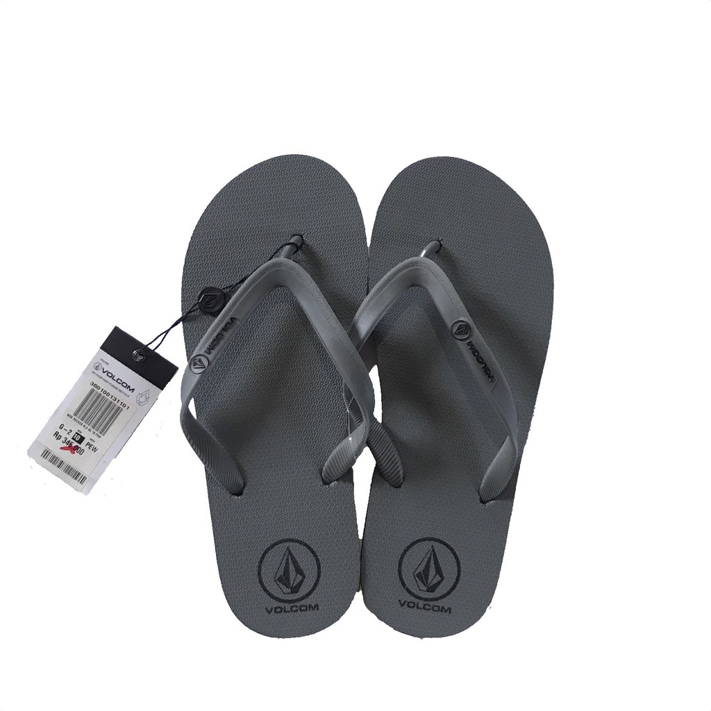 sandal jepit karet pria volcom stone original new
