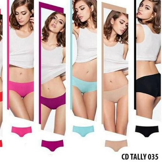 ☃ TALLY 1257 Celana Dalam Polos bahan Modal - M ♝