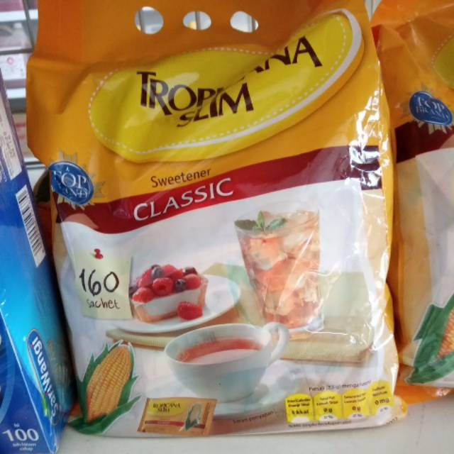 

Tropicana slim gula jagung 160 x 2,5 gr