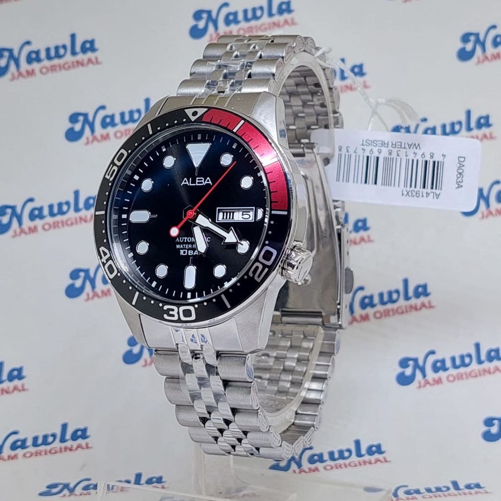 Alba Automatic AL4193X1 Coke Bezel - Jam Tangan Pria AL4193