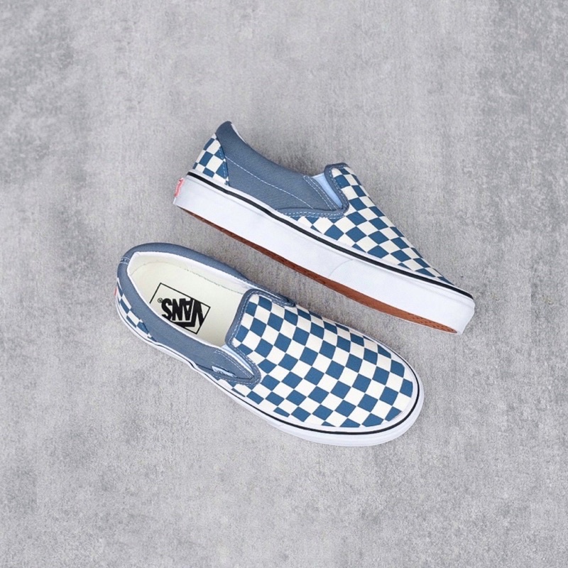 blue mirage checkered vans