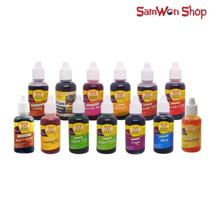 

PEWARNA MAKANAN KOEPOE KOEPOE 30 ML / FOOD COLOURING - BIRU BERKUALITAS Kode 549