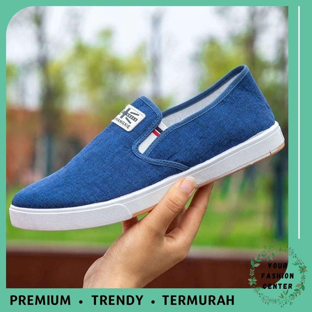 Basic Fabric Simple Men Shoes BORDREU Sepatu Pria SPW 32