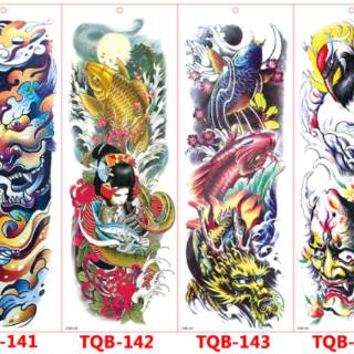  Tato  temporer  full hand 10 pcs acak tidak bisa pilih 