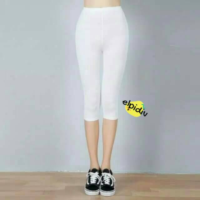 Legging Pendek Bahan Spandek Premium 3/4 7/8 (Standar)