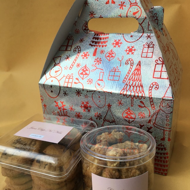 

Dua rasa cookies Xmas Glitter Box