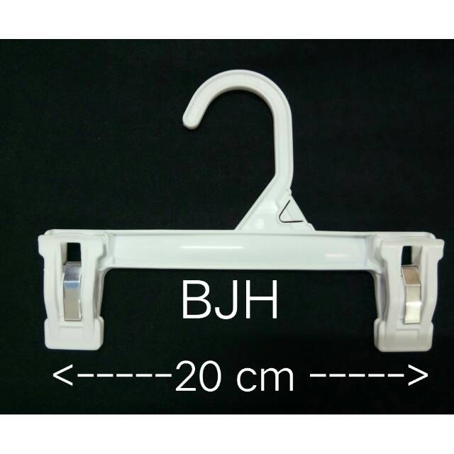 Hanger jepit celana ukuran 20 cm harga per bh