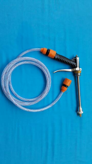 PAKET SELANG BENANG HIGH PRESSURE 3/8 DAN KONEKTOR KLIK