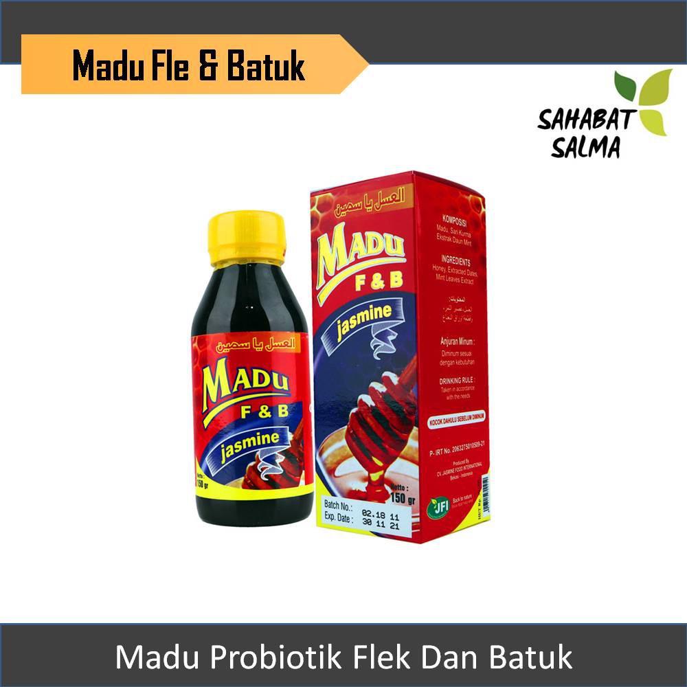 Madu F & B Flek Batuk Jasmine madu Probiotik Flu Dan batuk