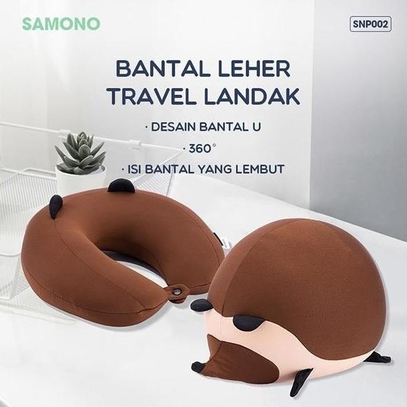 SAMONO BANTAL LEHER KARAKTER LUCU TRAVEL NECK PILLOW