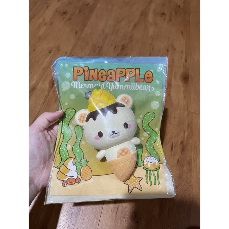 SQUISHY PINEAPPLE MERMAID YUMMIIBEAR