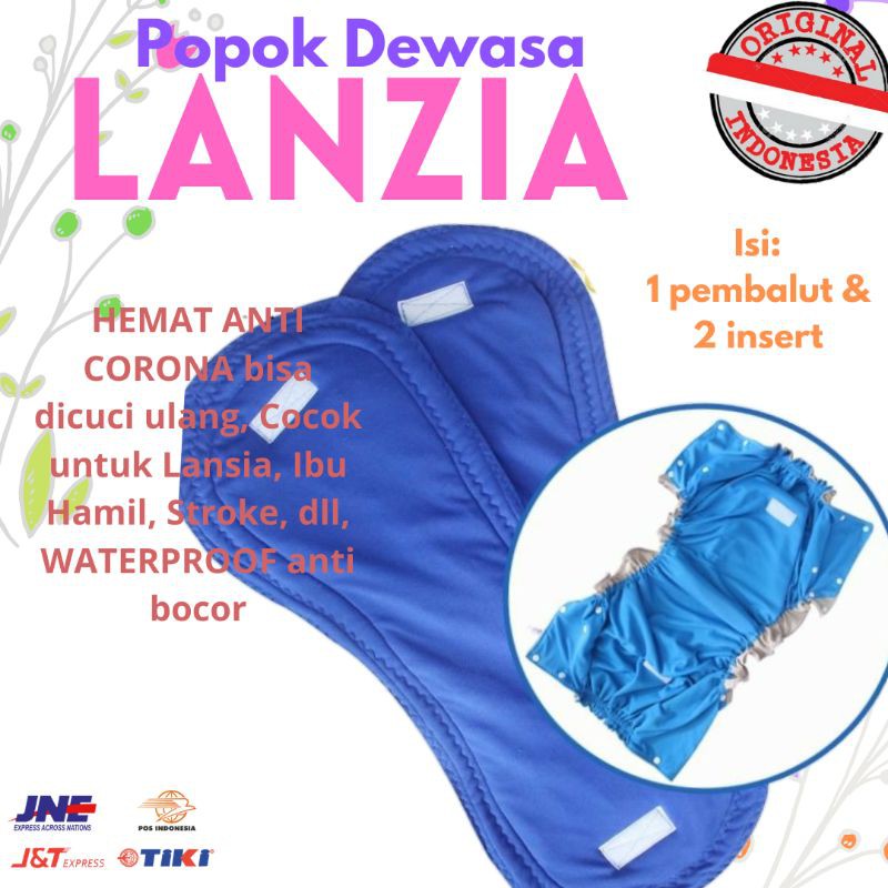 Pampers Clodi Popok Kain Diapers Dewasa Manula Lansia Cuci Ulang Clodi Lansia Hemat Ramah Lingkungan