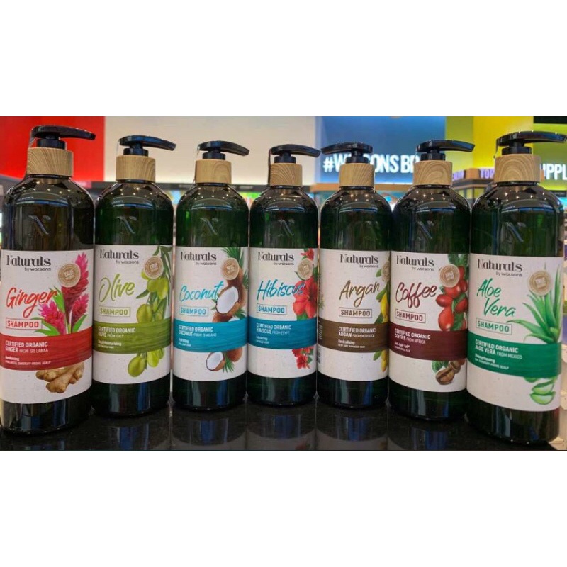 NATURALS SHAMPOO BY WATSONS 490ML