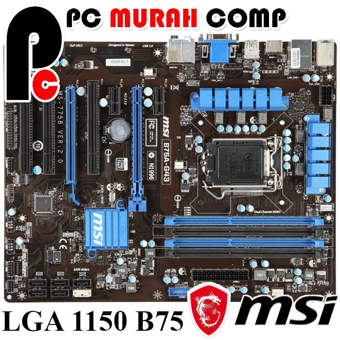 Mainboard SOKET B75 ATX LGA 1150 OFF BOARD